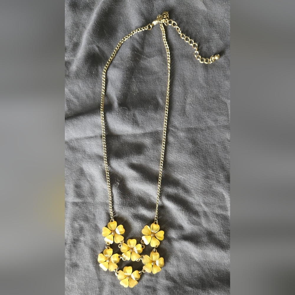 The Limited Gold Floral Necklace Coquette Core Whimsygoth Fairycore